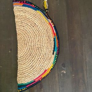 Aranàz rainbow straw clutch bag